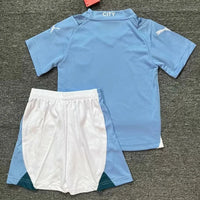 Trousse pour enfants Manchester City I 23/24 - Bleu et Blanc